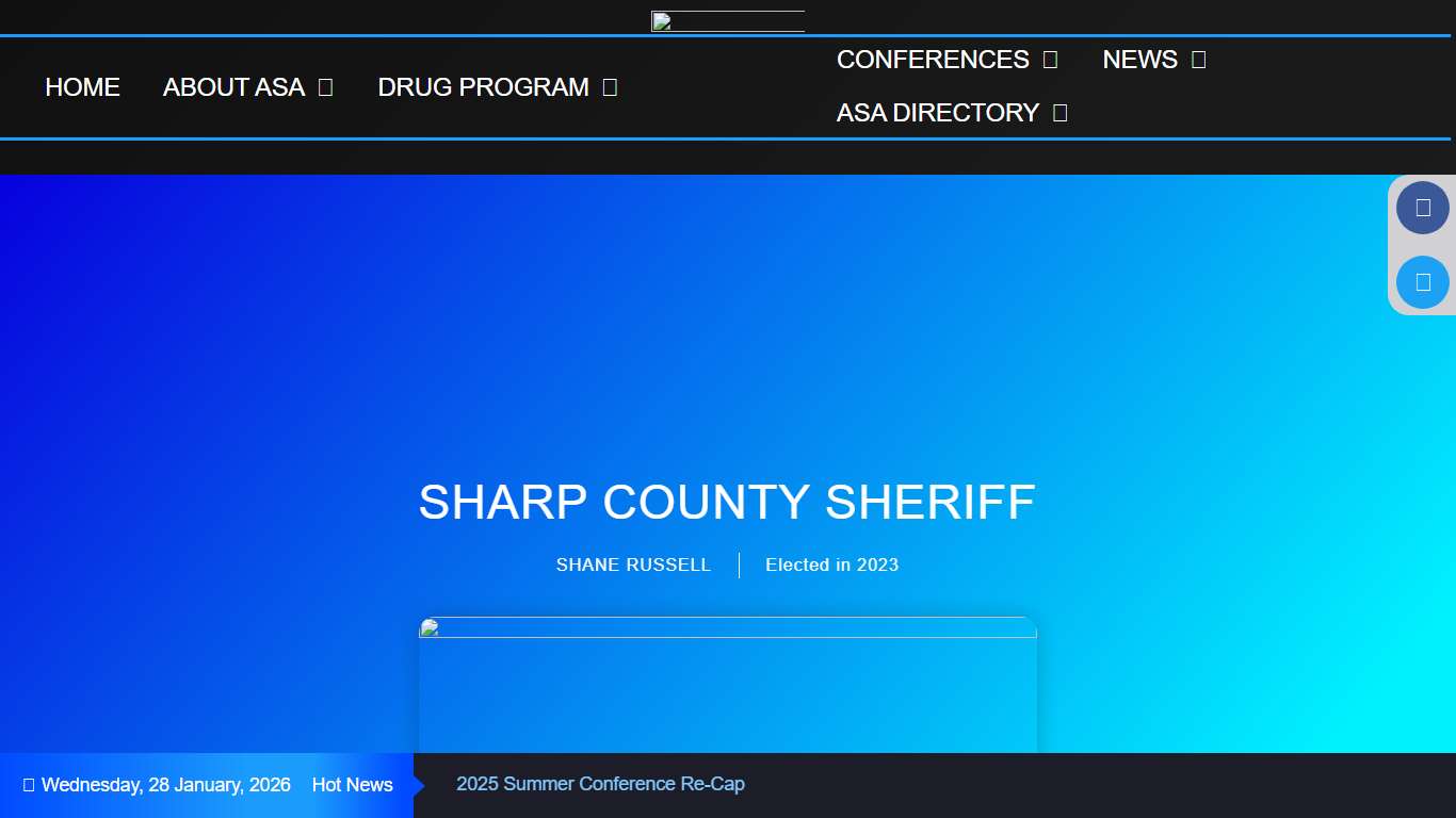 SHARP COUNTY SHERIFF – Arkansas Sheriff Association